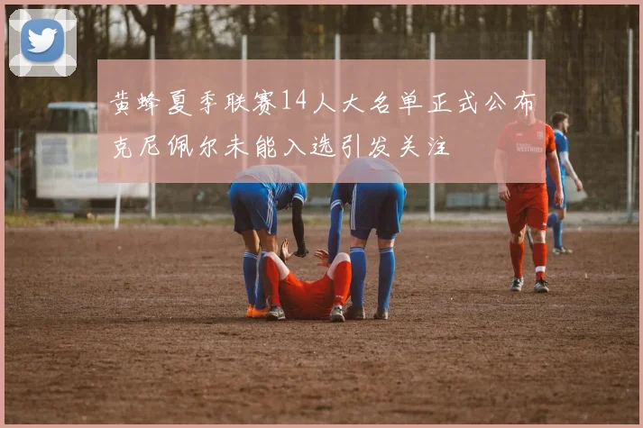 黄蜂夏季联赛14人大名单正式公布克尼佩尔未能入选引发关注