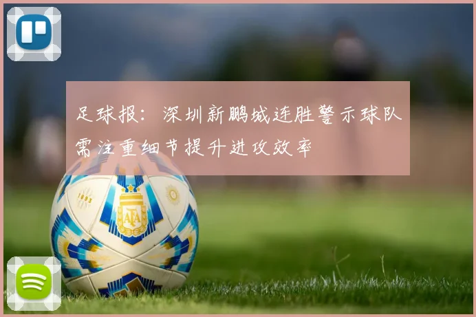 足球报：深圳新鹏城连胜警示球队需注重细节提升进攻效率